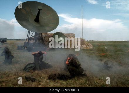 Airmen from the 3rd Combat Communications Group participate in the ...