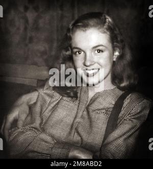 Marilyn Monroe personal portrait photograph (1946) - unknown author Stock Photo