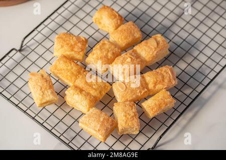 Homemade fresh buttermilk southern biscuits Stock Photo