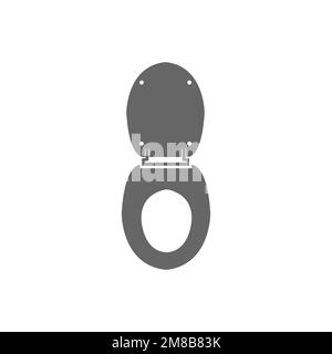 Toilet icon, graphic resource template, vector illustration Stock ...