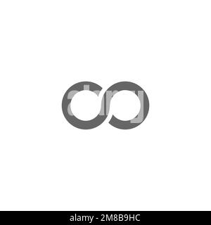 Positive infinity icon, graphic resource template, vector illustration ...