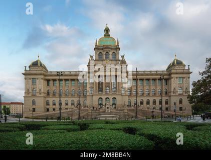 National Museum at Wenceslas Square - Prague, Czech Republic Stock Photo