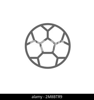 Football icon, graphics resource template, vector illustration Stock ...