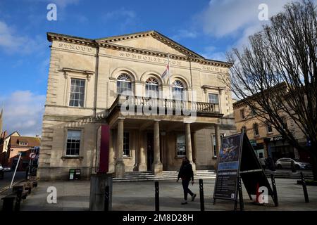 Stroud Subscription Rooms, George Street, Stroud, Gloucestershire, England. - 13 January 2023 Picture by Thousand Word Media/Andrew Higgins Stock Photo