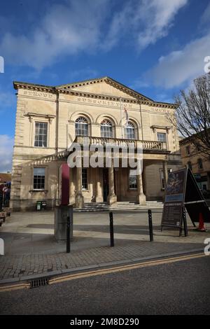 Stroud Subscription Rooms, George Street, Stroud, Gloucestershire, England. - 13 January 2023 Picture by Thousand Word Media/Andrew Higgins Stock Photo