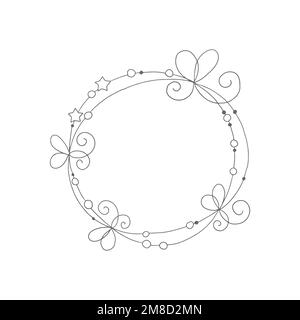 Branch border icon, common graphic resources, vector illustration. Stock Vector