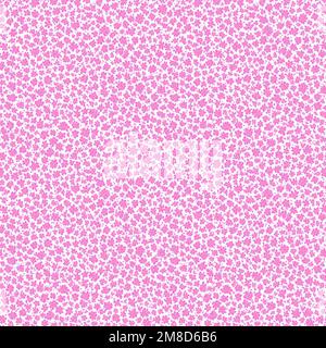 Ornament as if from flowers, seamless pattern design, repeating background for web and print Stock Photo