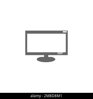 Computer display icons, common graphic resources, vector illustrations. Stock Vector