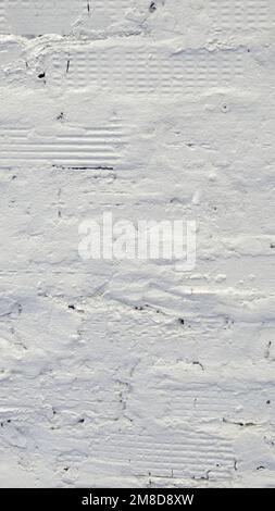 Typical Whitewash Wall Texture Stock High Quality Photo. White Concrete Background. Vertical Photo Stock Photo