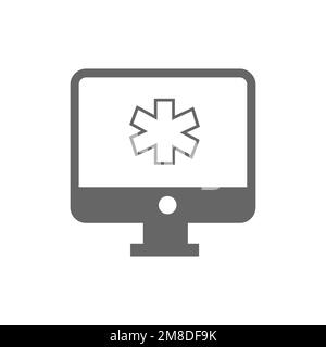 Computer display icons, common graphic resources, vector illustrations. Stock Vector