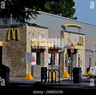 McDonald's fast food restaurant in Union City, California Stock Photo