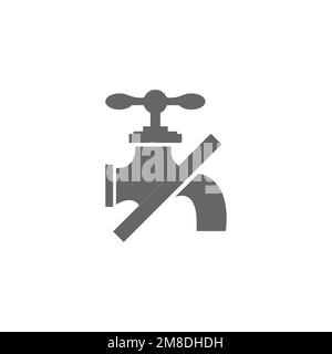 Stop icon, graphic resource template, vector illustration Stock Vector ...