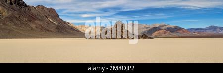 The Grandstand at Racetrack in Death Valley National Park Stock Photo