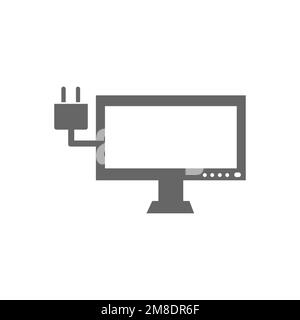 Computer display icons, common graphic resources, vector illustrations. Stock Vector