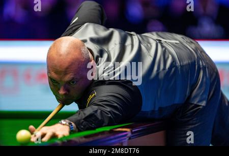 Stuart Bingham in action during day six of the Cazoo Masters at Alexandra Palace, London. Picture date: Friday January 13, 2023. Stock Photo