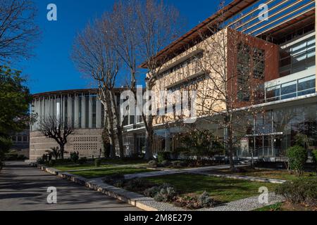 Grasse, France. 13th Jan, 2023. Exterior view of the courthouse in Grasse (Alpes-Maritimes). The French Minister of Justice Eric Dupond-Moretti visits the Court of Grasse, a pioneer in the new policy of accelerating judicial decisions through amicable settlement. Credit: SOPA Images Limited/Alamy Live News Stock Photo