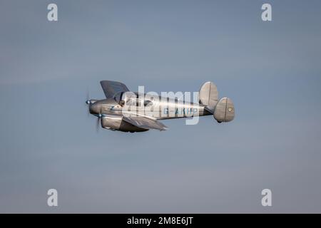 Miles M65 Gemini 1A G-AKHP, Old Warden Airfield, Biggleswade, Bedfordshire, UK Stock Photo