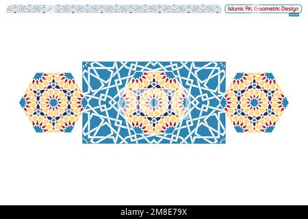 Islamic geometric decorative patterns, background collection, background islamic ornament vector image Stock Vector