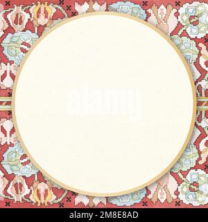 Botanical frame vector vintage hand drawn Stock Vector