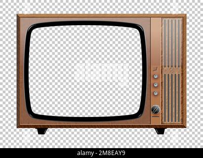 retro tv Stock Vector