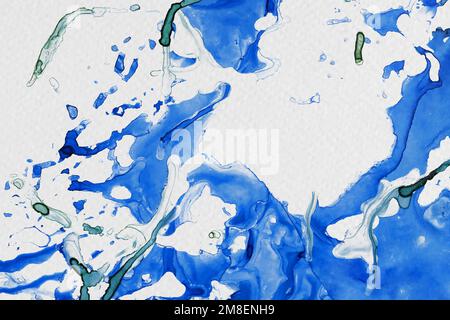 Abstract blue watercolor splash backgroundvector Stock Vector