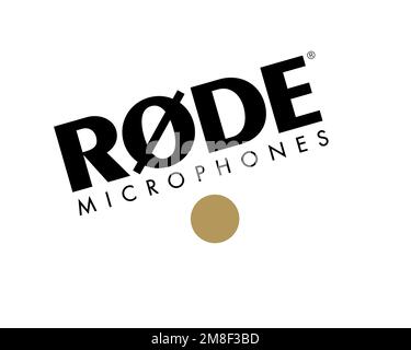 Rode Microphones, rotated logo, white background B Stock Photo - Alamy