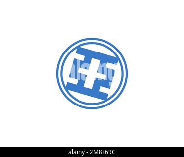 Toho Zinc, Rotated Logo, White Background B Stock Photo