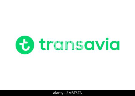 Transavia France, Logo, White background Stock Photo