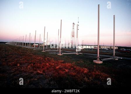 Relocatable Rothr Transmit A view of the receiving antennas, foreground, for a Relocatable Over ...