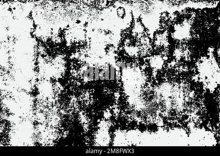 rusty iron texture background in black and white color EPS vector format Stock Vector