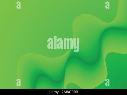 Liquid color background design. Trendy gradient shapes composition. Stock Vector
