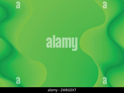 Liquid color background design. Trendy gradient shapes composition. Stock Vector