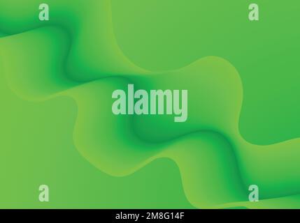 Liquid color background design. Trendy gradient shapes composition. Stock Vector