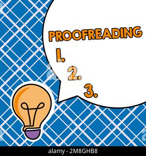 Text showing inspiration Proofreading, Concept meaning act of reading and marking spelling, grammar and syntax mistakes Stock Photo
