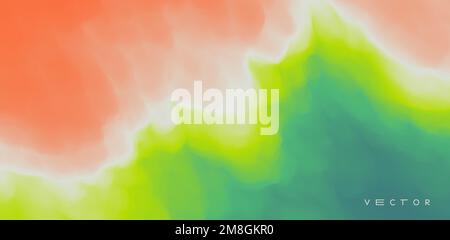 Abstract background with dynamic effect. Creative design poster with vibrant gradients. Vector illustration for advertising, marketing, presentation. Stock Vector
