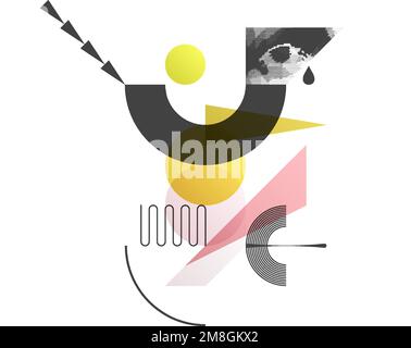 Vector illustration on the theme of mental health. Someone  really needs understanding, acceptance and support. Eye inside a triangle. Art composition Stock Vector