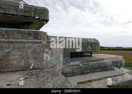 Graf Spee battery command post, WW II, Pointe de Saint-Mathieu, Plougonvelin, Finistere, Bretagne, France, Europe Stock Photo