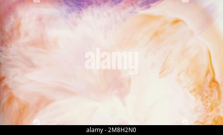 Vibrant orange watercolor painting background vector Stock Vector