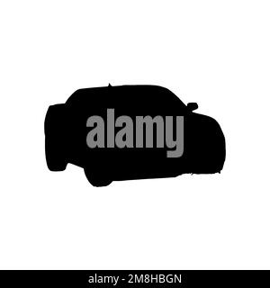 Sport car icon. Simple style sport car store big sale poster background symbol. Sport car brand logo design element. Sport car t-shirt printing. Stock Vector