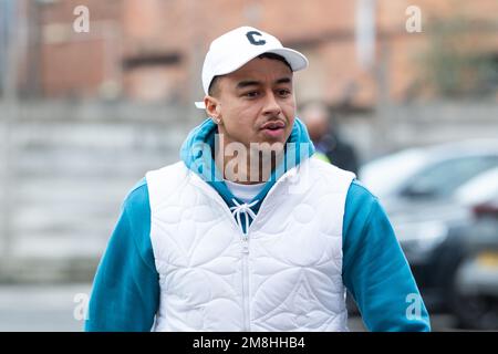 Jesse Lingard #11 of Nottingham Forest arrives ahead of the Premier League match Nottingham Forest vs Leicester City at City Ground, Nottingham, United Kingdom, 14th January 2023  (Photo by Craig Thomas/News Images) Stock Photo