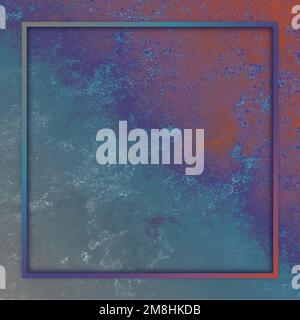 Square frame on colorful background vector Stock Vector
