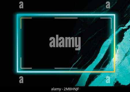 Rectangle frame on abstract background vector Stock Vector
