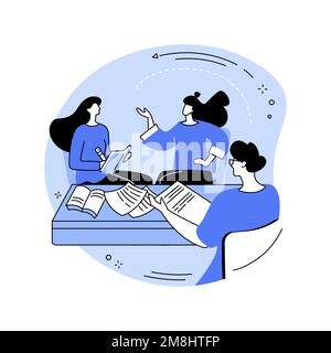 Attach assignment isolated cartoon vector illustrations Stock Vector ...