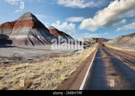 The Teepees area in Petrified Forest National Park, Arizona. Stock Photo