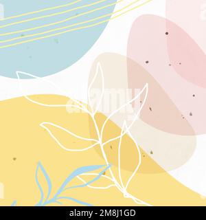 Abstract pastel Memphis patterned background vector Stock Vector