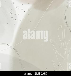 Abstract earth tone Memphis patterned background vector Stock Vector