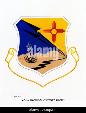 150th Operations Group Approved insignia for: 150th Tactical Fighter Group. Country: Unknown ...