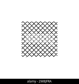 Fence icon. Simple style fence company big sale poster background symbol. Fence brand logo design element. Fence t-shirt printing. vector for sticker. Stock Vector