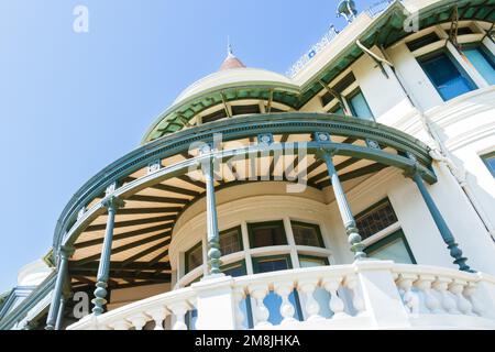 circular tower ornate victorian Russell Cotes Art Gallery & Museum Bournemouth UK Stock Photo