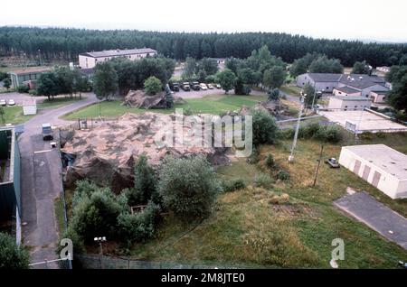 An Aerial View Of Sembach Air Base. The New Communications Tower Is ...